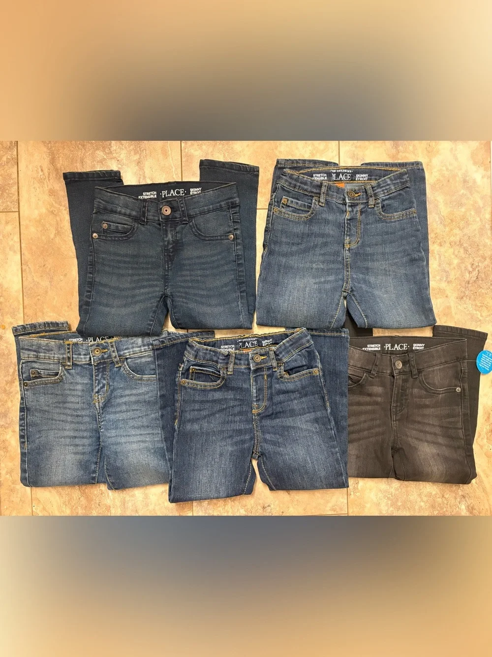 NWT The Children’s Place Boys Jeans Lot of 5 Size 4